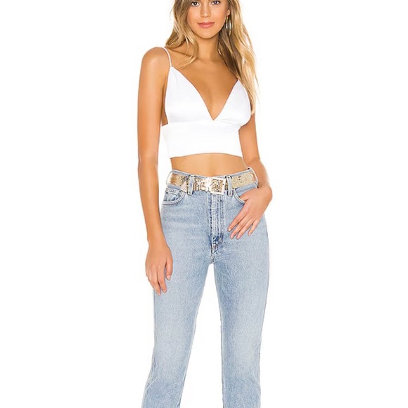 superdown Tops - Satin Bralette Top